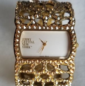 Jimmy Crystal New York Swarovski crystal watch